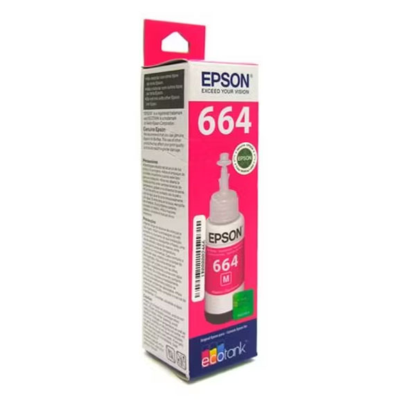 Tinta Epson T664320 Magenta 70 ml Botella Original EcoTank