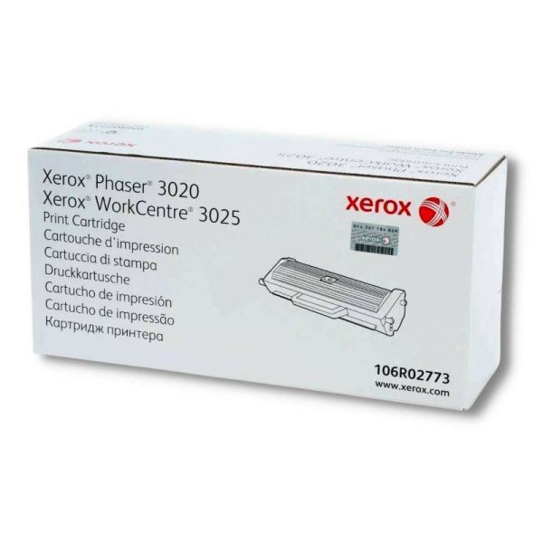 Tóner Xerox 106R02773 Negro Original Phaser 3020 / WC 3025