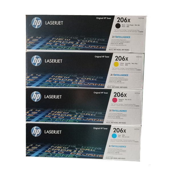 Tóner HP 206X Pack Cyan, Magenta, Yellow, Black original m255 