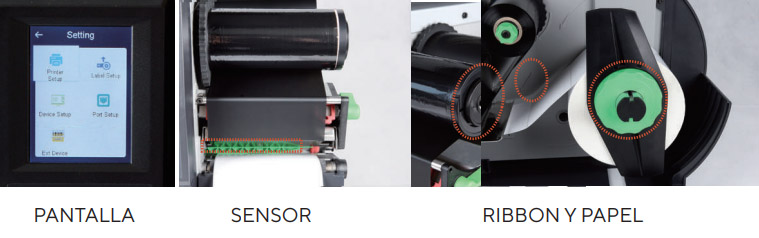 Impresora de Etiquetas CBX Bravo-L Imprime en papel, poliéster y nylon